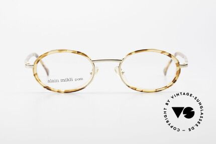 Alain Mikli 2690 / 03157 Ovale Vintage Designer Brille, aufwändige Material- u. Farbkombination; handmade, Passend für Herren und Damen