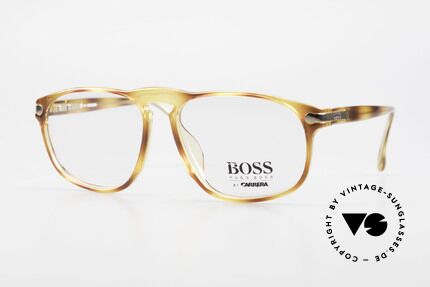 BOSS 5102 Eckige Vintage Optyl Brille, sehr markante BOSS vintage Designer-Brillenfassung, Passend für Herren