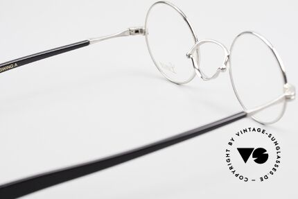 Lunor Swing A 31 Round Vintage Brille Mit Schwenksteg, Größe: extra small, Passend für Herren und Damen