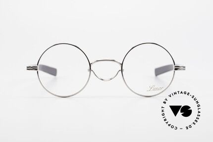 Lunor Swing A 31 Round Vintage Brille Mit Schwenksteg, Größe: extra small, Passend für Herren und Damen