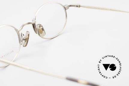 Freudenhaus Zaki Ovale Titan Vintage Brille, die Fassung ist beliebig verglasbar (optisch / Sonne), Passend für Herren und Damen