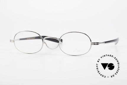 Lunor Swing A 36 Oval Vintage Brille Mit Schwenksteg, LUNOR = französisch für "Lunette d’Or" (Goldbrille), Passend für Herren und Damen