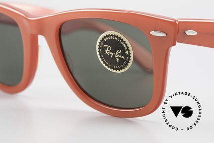 Ray Ban Wayfarer I Alte Original USA Wayfarer, sehr seltene USA Ausführung in rot, B&L Größe 5024, Passend für Herren und Damen Ray Ban Wayfarer I Alte Original USA Wayfarer, sehr seltene USA Ausführung in rot, B&L Größe 5024, Passend für Herren und Damen