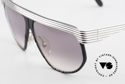 Alpina G86 80er Vintage Sonnenbrille Alt, Top-Qualität mit versilberten Metall-Applikationen, Passend für Herren und Damen
