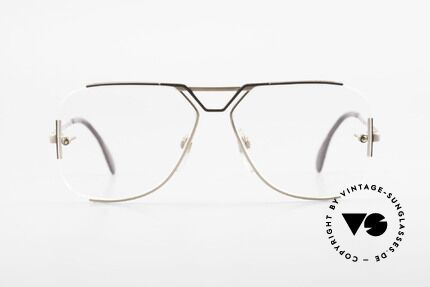 Cazal 722 Sehr Kreative Brille Von 1984, feiner, halb offener Metallrahmen (echtes Unikat), Passend für Herren