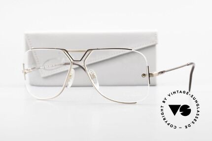 Cazal 722 Sehr Kreative Brille Von 1984, Demogläser sollten durch optische ersetzt werden, Passend für Herren