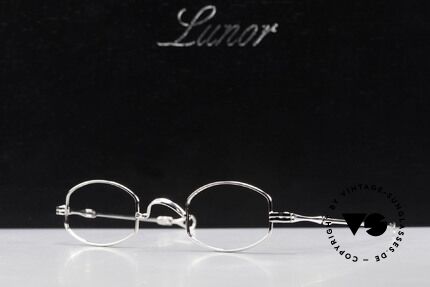 Lunor - Telescopic Ausziehbare Brillenfassung, Größe: extra small, Passend für Herren und Damen
