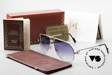 Cartier Vendome Santos - L Silberne Special Edition, Größe: large, Passend für Herren