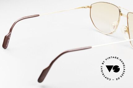 Alpina FM41 Stylische 80er Sonnenbrille, Sonnengläser orange-Verlauf (auch abends tragbar), Passend für Herren und Damen