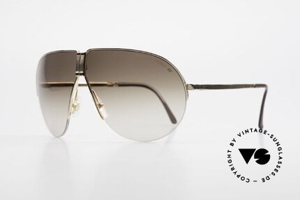 Porsche 5628 Rare 80er Faltsonnenbrille, halb rahmenlos = sehr leicht & angenehm zu tragen, Passend für Herren