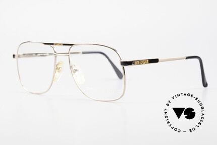 Pierre Cardin 804 Vintage Herrenbrille Echt 80er, edle Lackierung in gold, schwarz, wurzelholz, Passend für Herren