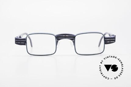 Theo Belgium Aphrodite Vintage Kombi Designerbrille, sehr dezente Kombination aus Kunststoff und Metall, Passend für Damen
