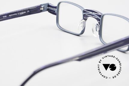 Theo Belgium Aphrodite Vintage Kombi Designerbrille, ungetragenes Theo-Exemplar für die, die sich trauen, Passend für Damen