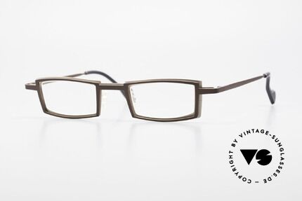 Theo Belgium Kwartet Designer Brille Vintage 90er, Theo Belgium: die eigenwilligste Brillenmarke, weltweit, Passend für Herren und Damen