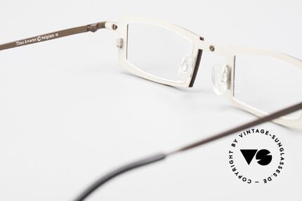 Theo Belgium Kwartet Designer Brille Vintage 90er, sozusagen: eine VINTAGE Brille mit Symbol-Charakter, Passend für Herren und Damen
