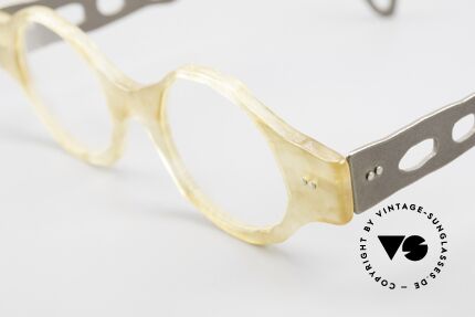 Theo Belgium Eye-Witness BK38 Avantgarde Designerbrille, Eye-Witness kam 1995 als "unvollendet" & asymmetrisch, Passend für Herren und Damen