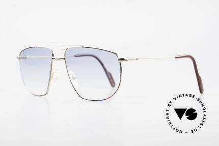 Alpina FM69 Rare Vintage Sonnenbrille 90er, dezent farbenfrohe Lackierung in türkis/blau/rot, Passend für Herren