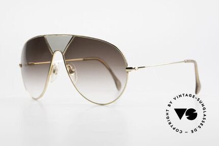 Alpina TR3 Miami Vice Style Sonnenbrille, altes W. Germany Original von 1986; in M Gr. 57-14, Passend für Herren