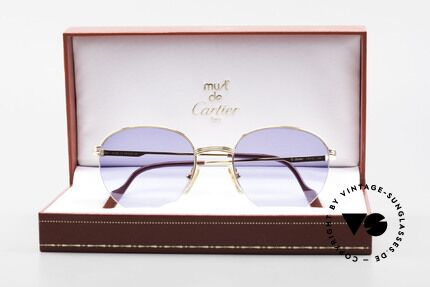 Cartier Colisee Runde Luxus Sonnenbrille 90er, KEINE Retrobrillen-Mode; Original von ca. 1995!, Passend für Herren und Damen