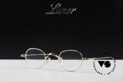 Lunor V 103 Zeitlose Fassung Vergoldet, Größe: small, Passend für Herren und Damen