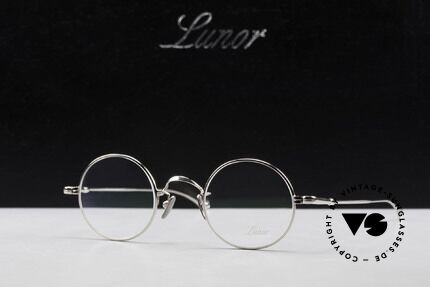 Lunor V 110 Runde Vintage Brille Zeitlos, Größe: medium, Passend für Herren Lunor V 110 Runde Vintage Brille Zeitlos, Größe: medium, Passend für Herren