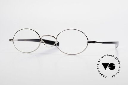 Lunor Swing A 33 Oval Vintage Brille Mit Schwenksteg, LUNOR = französisch für "Lunette d’Or" (Goldbrille), Passend für Herren und Damen