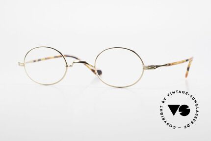 Lunor II A 10 Ovale Vintage Brille Vergoldet, LUNOR = französisch für "Lunette d’Or" (Goldbrille), Passend für Herren und Damen