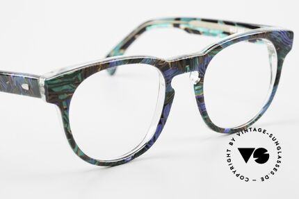 Alain Mikli 903 / 688 Panto Brille 80er Gemustert, ungetragen (wie alle unsere 1980er vintage Brillen), Passend für Herren und Damen