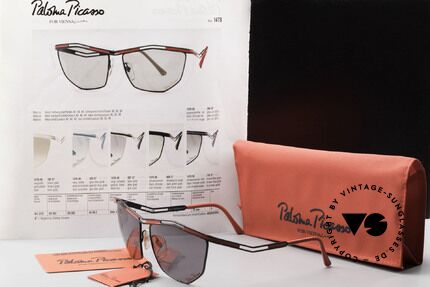 Paloma Picasso 1478 Damen Sonnenbrille von 1990, Größe: large, Passend für Damen