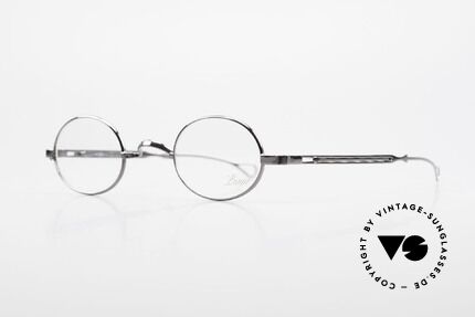 Lunor I 22 Telescopic Ovale Brille Schiebebügel, Brillendesign in Anlehnung an frühere Jahrhunderte, Passend für Herren und Damen