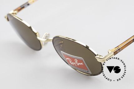Ray Ban Sidestreet Diner Oval Polarisierende B&L USA Brille, Qualität noch "made in USA" (entspiegelte B&L Gläser), Passend für Herren und Damen