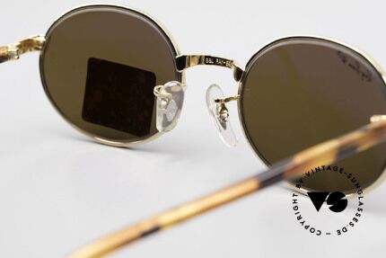 Ray Ban Sidestreet Diner Oval Polarisierende B&L USA Brille, Größe: small, Passend für Herren und Damen