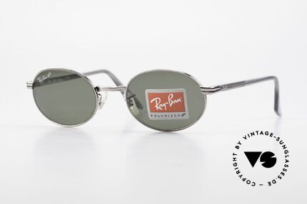 Ray Ban Sidestreet Diner Oval Polarisierende USA B&L Brille, alte Ray-Ban 'SideStreet-Series' Sonnenbrille von 1999, Passend für Herren und Damen