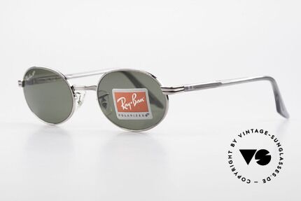 Ray Ban Sidestreet Diner Oval Polarisierende USA B&L Brille, 1999 wurde RAY-BAN von B&L and Luxottica verkauft, Passend für Herren und Damen