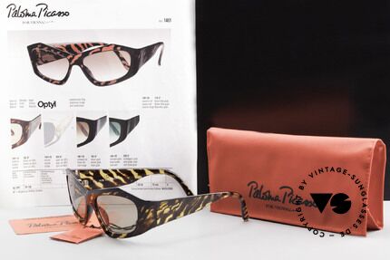 Paloma Picasso 1461 Vintage 90er Portemonnaie Etui, Größe: medium, Passend für Damen