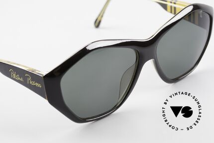 Paloma Picasso 1463 90er Damen Sonnenbrille Optyl, das Etui kann auch als Geldbörse benutzt werden, Passend für Damen