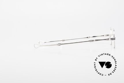 Lunor I 04 Telescopic Ovale XS Brille Platin Plated, ein ca. 25 Jahre altes, ungetragenes LUNOR Original!, Passend für Herren und Damen