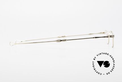 Lunor I 07 Telescopic Vergoldete Teleskop Brille, Größe: extra small, Passend für Herren und Damen