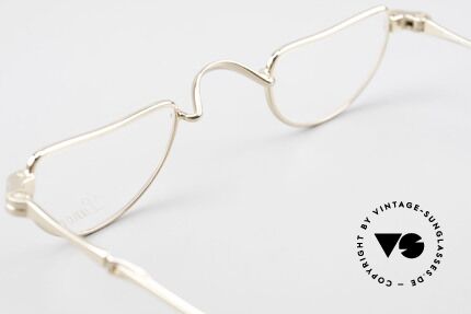 Lunor I 07 Telescopic Vergoldete Teleskop Brille, Größe: extra small, Passend für Herren und Damen