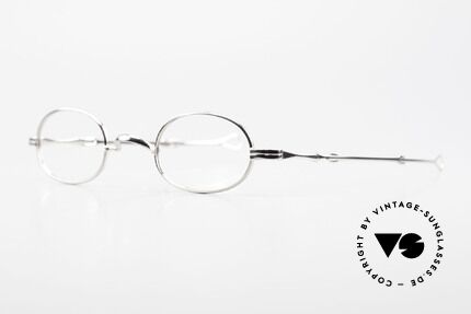Lunor - Telescopic Ausziehbare Ovale Fassung, Brillendesign in Anlehnung an frühere Jahrhunderte, Passend für Herren und Damen
