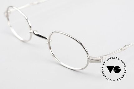 Lunor - Telescopic Ausziehbare Ovale Fassung, bekannt für den W-Steg und die schlichten Formen, Passend für Herren und Damen