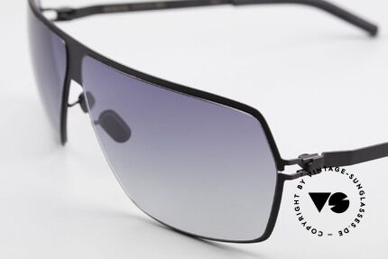Mykita Rock No1 Herren Sonnenbrille 2009, flexible Metallbrille; innovativ & elegant gleichermaßen, Passend für Herren
