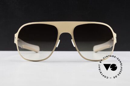 Mykita Rodney Designer Sonnenbrille Limited, innovativ flexible Metallfassung: eine Größe passt allen, Passend für Herren
