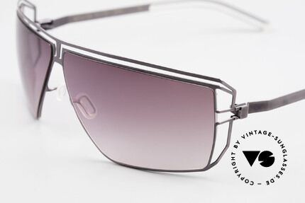 Mykita Anais Designer Sonnenbrille von 2007, innovativ flexible Metallfassung: eine Größe passt allen, Passend für Damen