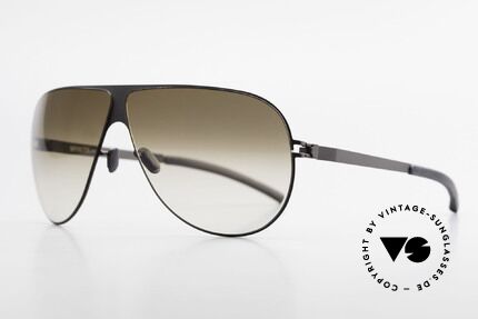 Mykita Elliot Mykita Tom Cruise Sonnenbrille, Mod. No.1 Sun Elliot Black, brown-gradient flash, 68/07, Passend für Herren