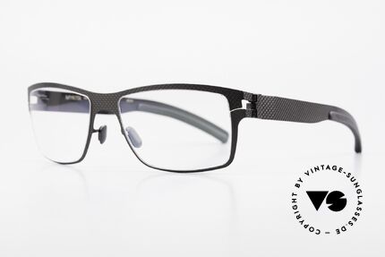 Mykita Bernhard Vintage Mykita Brille von 2009, Modell Collection No.1 Bernhard Blackbead, in Gr. 55/18, Passend für Herren