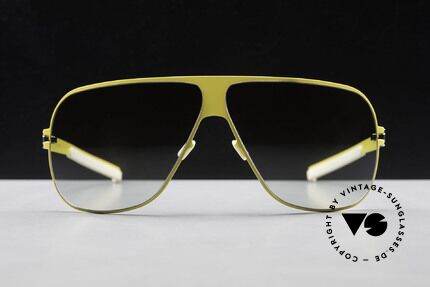 Mykita Hector Herren Sonnenbrille von 2009, flexible Metallbrille; innovativ & elegant gleichermaßen, Passend für Herren