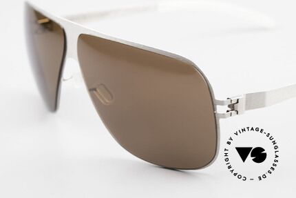 Mykita Hector Aviator Herren Sonnenbrille, flexible Metallbrille; innovativ & elegant gleichermaßen, Passend für Herren