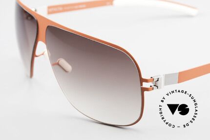 Mykita Hector Herren Aviator Sonnenbrille, flexible Metallbrille; innovativ & elegant gleichermaßen, Passend für Herren