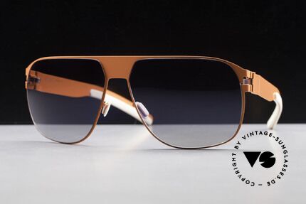 Mykita Tim Collection No 1 Sonnenbrille, Modell No.1 Sun Tim Neonorange, black gradient, 61/14, Passend für Herren